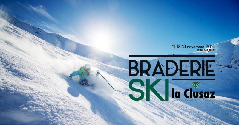 Ne ratez pas la grande braderie ski de La Clusaz!