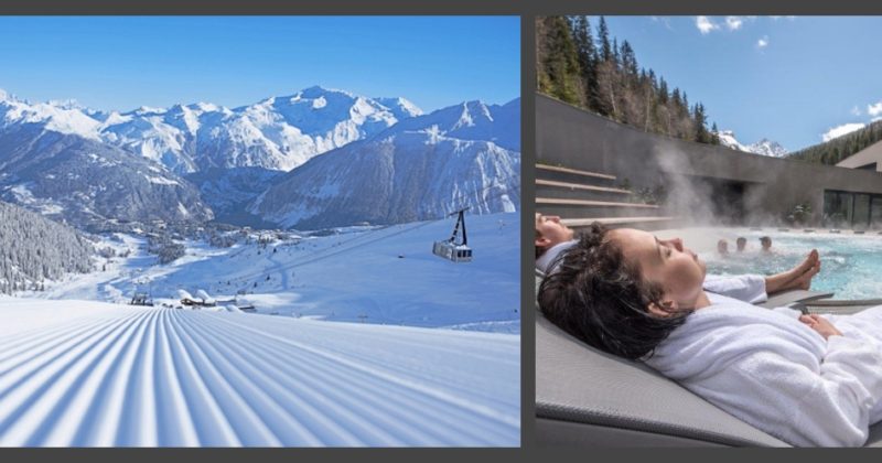 Exclusivité snowflike : ouvrez la combe de la Saulire à Courchevel puis détendez-vous à l’Aquamotion