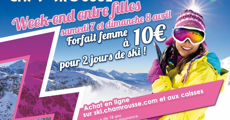 Chamrousse gâte les femmes les 7 et 8 avril prochains