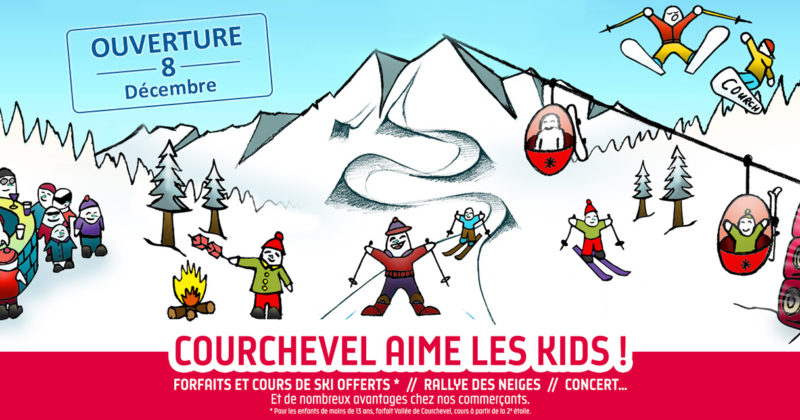 Le 8 décembre 2018, Courchevel invite les enfants