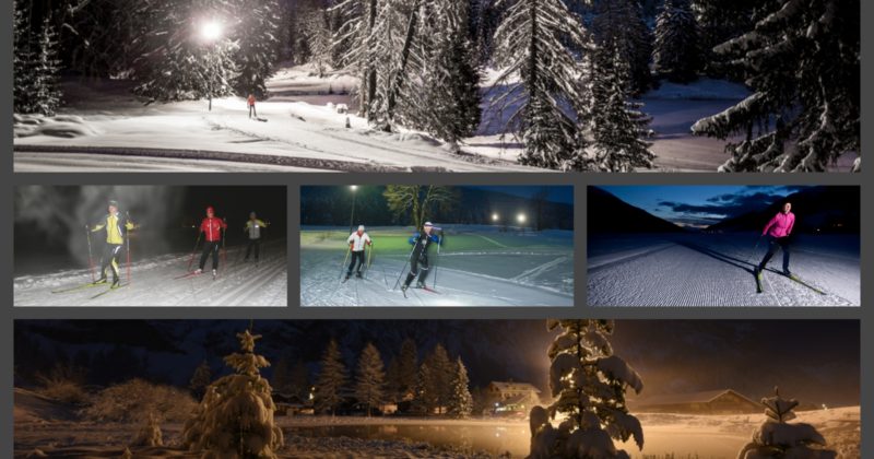 Découvrez le ski de fond nocturne gratuitement avec Savoie Mont-Blanc Nordic