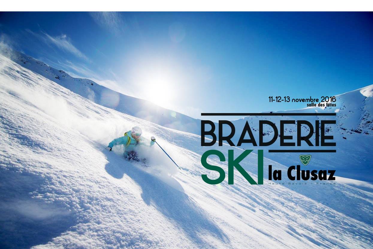 Ne ratez pas la grande braderie ski de La Clusaz!