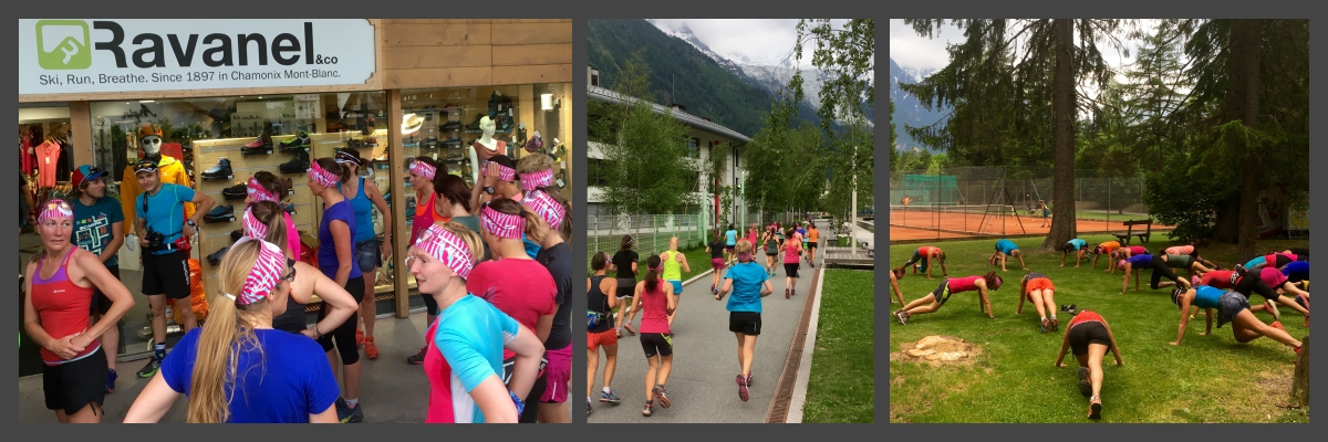 Training session 100% féminine avec Julbo à Chamonix