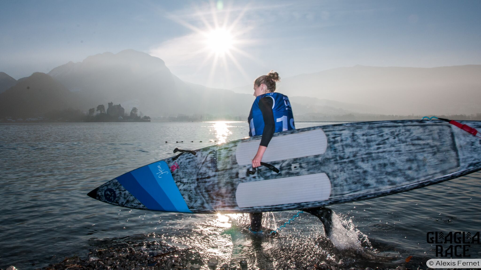 competition-hivernale-stant-up-paddle-montagne-lac