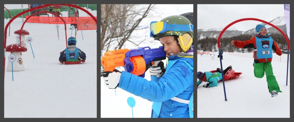 snowboard-fun-enfants-skieurs-course-folle-jeux-déguisement