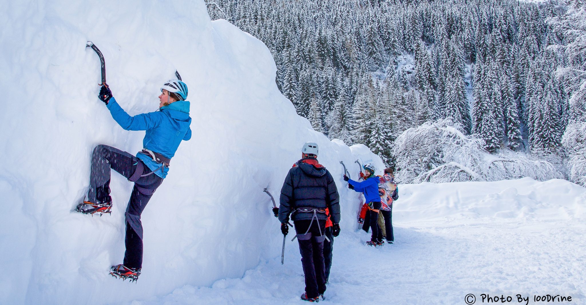 femmes-skieuse-escalade-regroupement-chamonix-Domitille_fleury-Anais_verbruge_fuselier-Lucie_duviau-clementine_junique-Alice_grenier