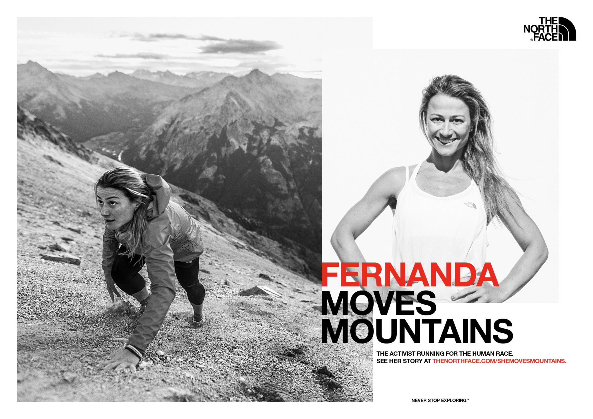 campagne-media-femmes-montagne-vetements-sports-accessoires-equipement-outdoor-alpinisme-vertical-trail-running-grimpe-escalade-exploration-exploratrice-aventuriere-neverstopexploring