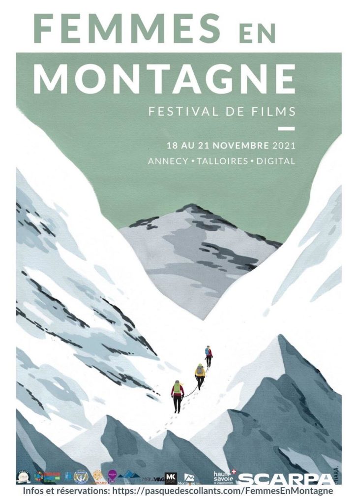 Affiche Festivak Femmes en Montagnes 2021.