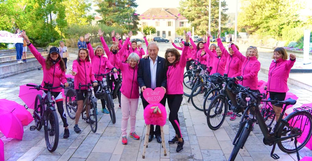 Départ du challenge Vélo association Coeur Vanessa.