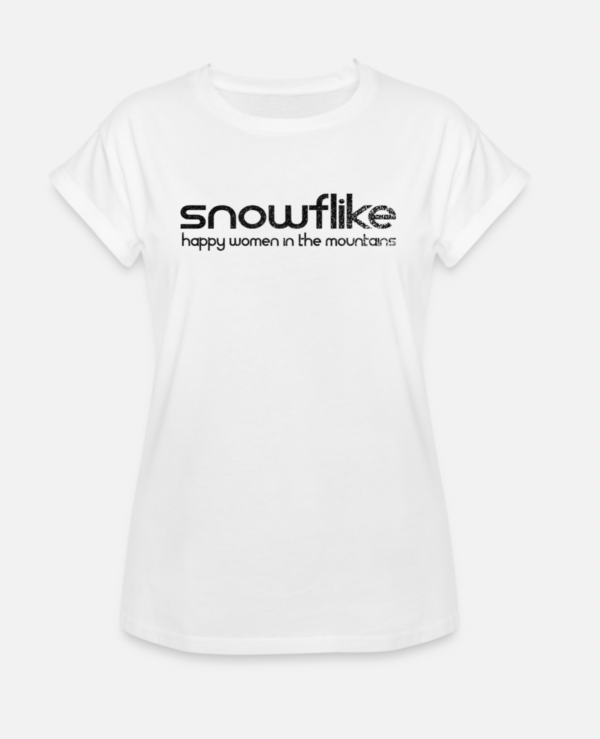 Tee-shirt coton oversize snowflike.