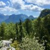 Le Roc des Boeufs et les Bauges depusi la Montagne d'Entrevernes.