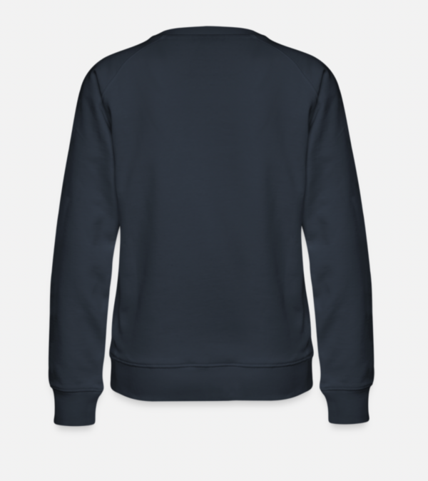 Sweatshirt marine snowflike, dos.