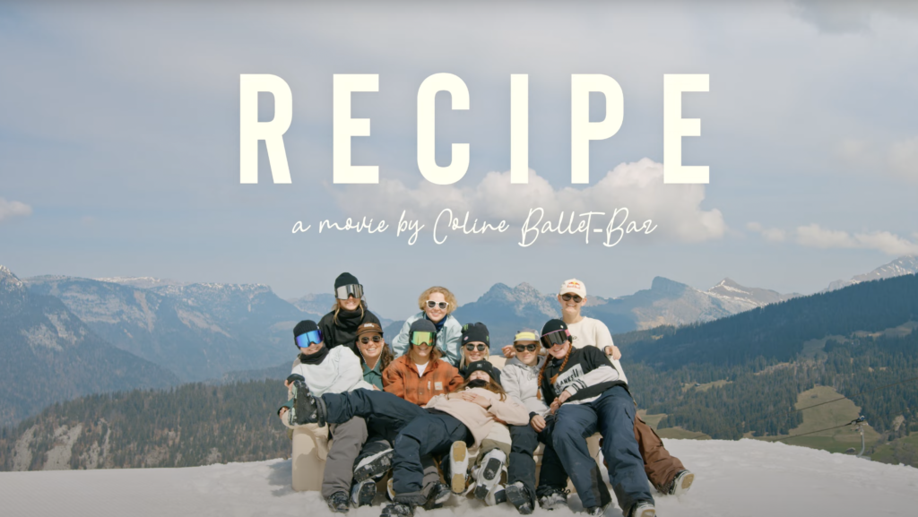 Recipe, le film freeski 100% féminin, par Coline Ballet-Baz.