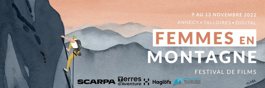 Affiche du Festival Femmes en Montagnes 2022.