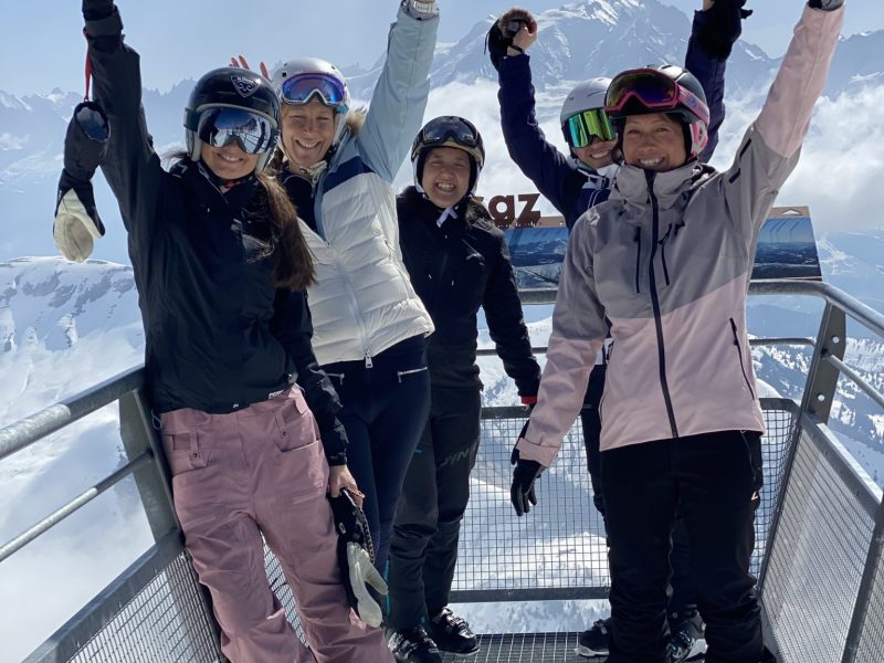 Cours de ski 100% femmes à La Clusaz.